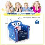 Das Bild zeigt das Produktbild 2 zum DREAMADE Kindersessel mit Rückenlehne & Armlehnen