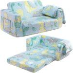 Das Bild zeigt das Produktbild 1 zum BEJOY Kindersofa Leuchtender Dinosaurier