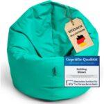 Das Bild zeigt das Produktbild 1 zum BuBiBag 2-in-1 Sitzsack Türkis