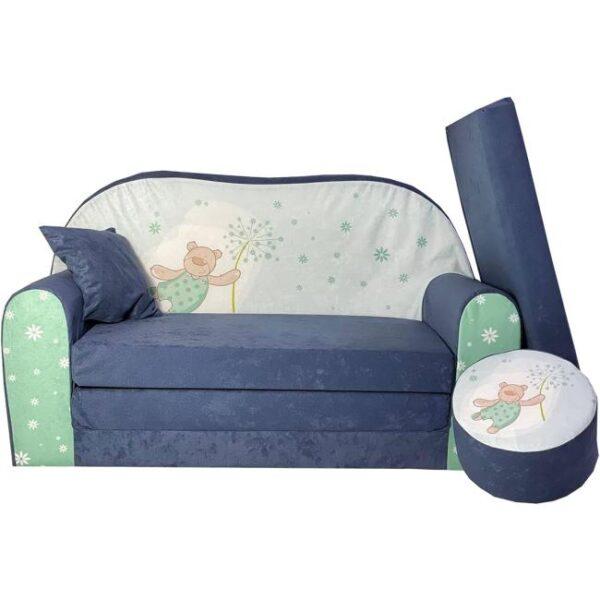 Das Bild zeigt das Produktbild 1 zum FORTISLINE Kindersofa Bärchen Löwenzahn