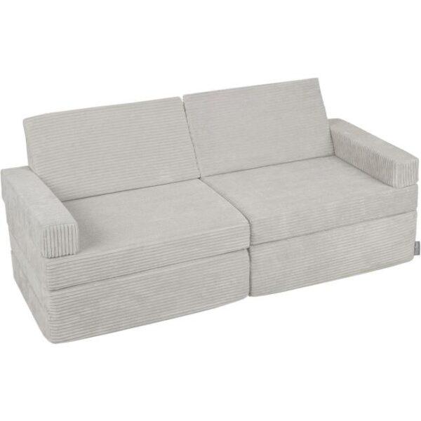 Das Bild zeigt das Produktbild 1 zum KiddyMoon Kindersofa Hellgrau