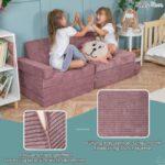 Das Bild zeigt das Produktbild 3 zum KiddyMoon Kindersofa Violett