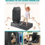 Das Bild zeigt das Produktbild 3 zum Kidirect Spielsofa Grau