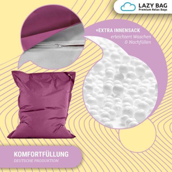 Das Bild zeigt das Produktbild 2 zum LAZY BAG Riesen-Sitzsack XL