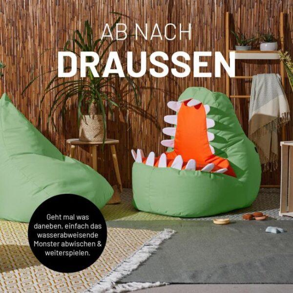 Das Bild zeigt das Produktbild 3 zum Lumaland Kindersitzsack Dino