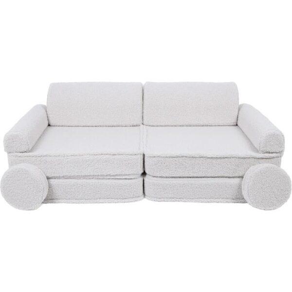 Das Bild zeigt das Produktbild 1 zum MEOWBABY Kindersofa Bearly Weiß