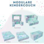 Das Bild zeigt das Produktbild 3 zum MeMoreCool Kindersofa Farbige Sterne