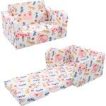Das Bild zeigt das Produktbild 1 zum MeMoreCool Klappbare Kindercouch Katze