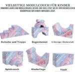 Das Bild zeigt das Produktbild 2 zum MeMoreCool Spielsofa Regenbogen