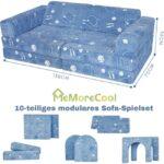 Das Bild zeigt das Produktbild 3 zum MeMoreCool Spielsofa Space