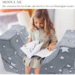 Das Bild zeigt das Produktbild 3 zum MeMoreCool Spielsofa Stern Grau