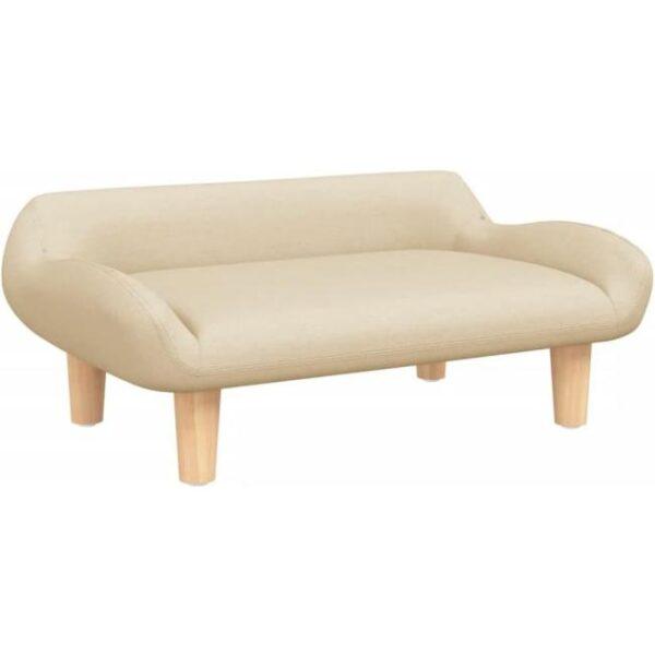 Das Bild zeigt das Produktbild 1 zum vidaXL Kindersofa Creme