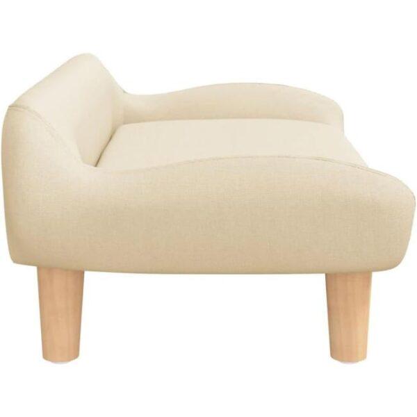 Das Bild zeigt das Produktbild 3 zum vidaXL Kindersofa Creme