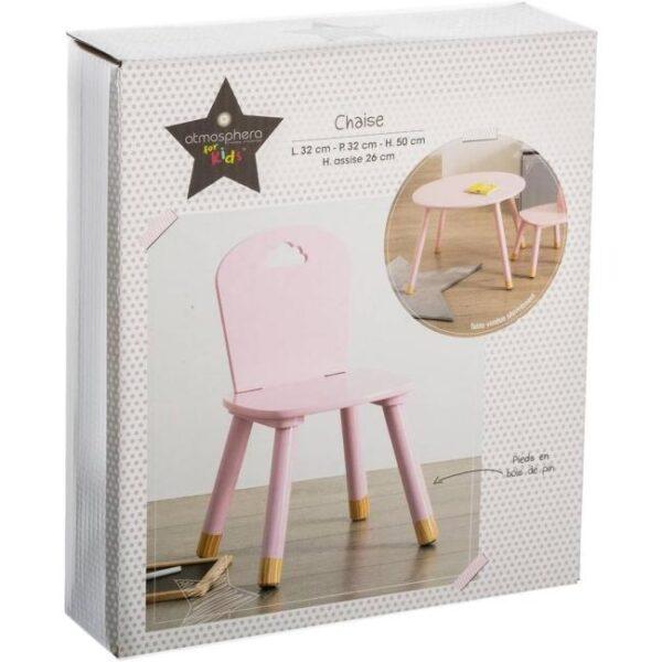 Das Bild zeigt das Produktbild 2 zum Atmosphera Kinderstuhl Douceur Rosa