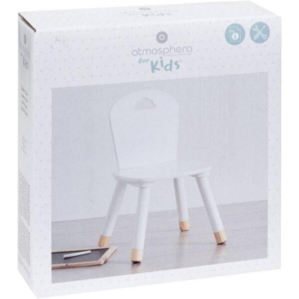 Das Bild zeigt das Produktbild 2 zum Atmosphera Kinderstuhl Douceur Weiß